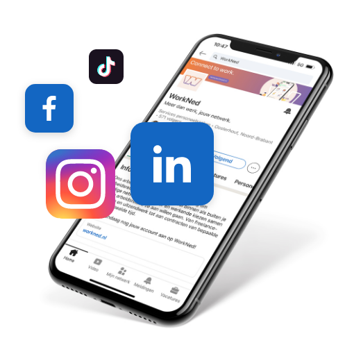 screenshot van WorkNed linkedin